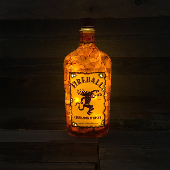fireball whiskey back of bottle